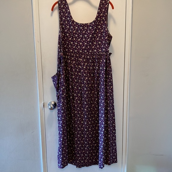 Vintage Laura Ashley 100% Cotton Sundress, size L - Picture 3 of 5